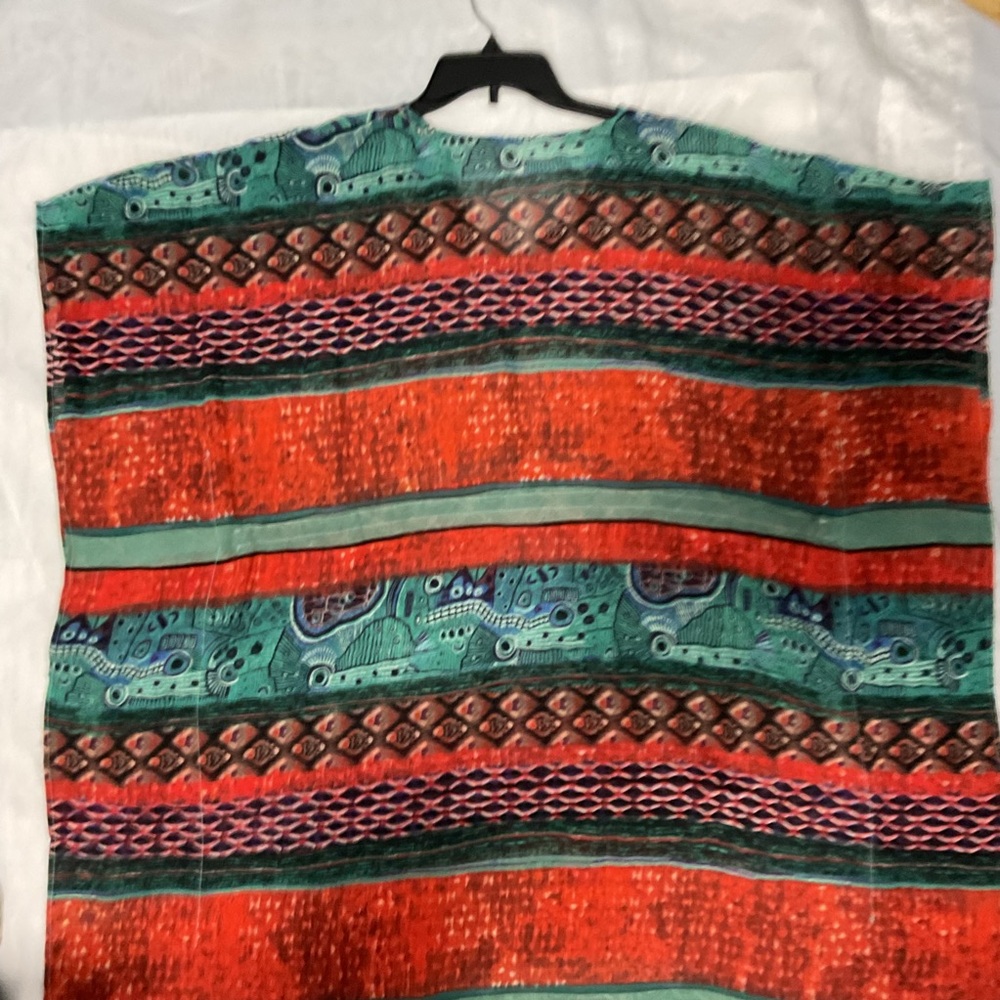 NWOT Plus Size Tall Boho Chic Summer Beach Dress Full Length Outdoor Pool Party - Picture 3 of 15